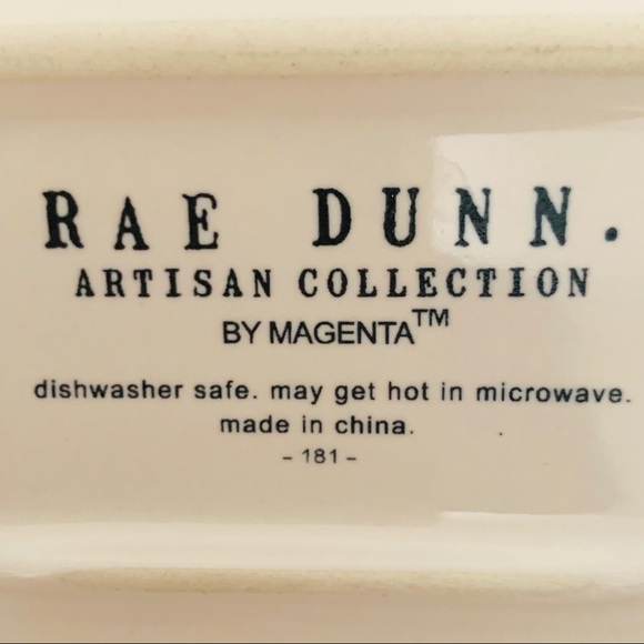 Rae Dunn by Magenta Gobble Butter Dish NWOT - Picture 5 of 6